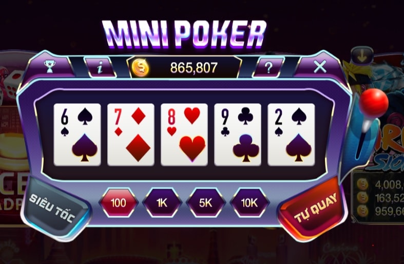 mini poker 789 club 3 1 bắn cá